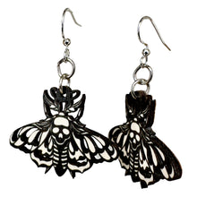 Load image into Gallery viewer, Death Moth Earrings #1823
