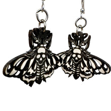 Load image into Gallery viewer, Death Moth Earrings #1823
