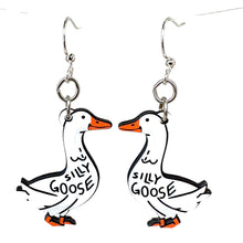 Load image into Gallery viewer, Silly Goose Earrings #1825
