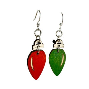 Christmas Light Bulb Earrings #1832