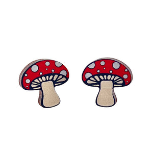 Mushroom Stud Earrings #3045