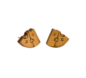 Cheese Stud Earrings #3057