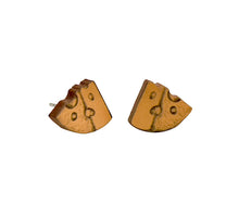 Load image into Gallery viewer, Cheese Stud Earrings #3057
