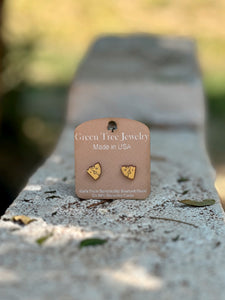 Cheese Stud Earrings #3057