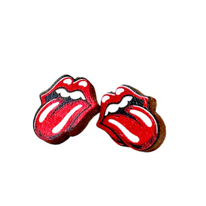 Iconic Tongue and Lips Stud Earrings #3133