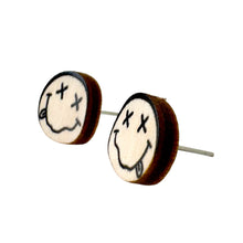 Load image into Gallery viewer, Shangri la Grungy Stud Earrings #3134
