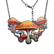 Load image into Gallery viewer, Psychedelic Mushroom Necklace #6140
