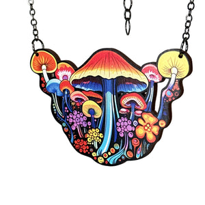 Mushroom Trip Necklace #6141