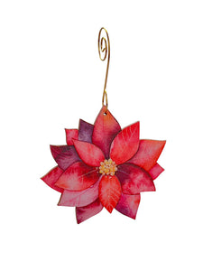 Blossoming Poinsettia Ornament #9966