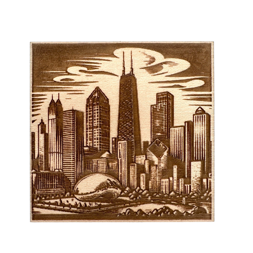 Chicago American Maple Magnet #MM503