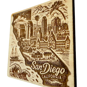 San Diego California State Magnet #MM517