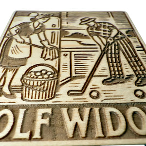 Golf Widow Maple Magnet #MM002