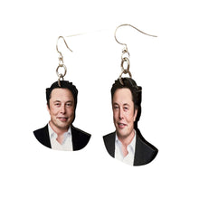 Load image into Gallery viewer, Elon Musk Earrings #T259
