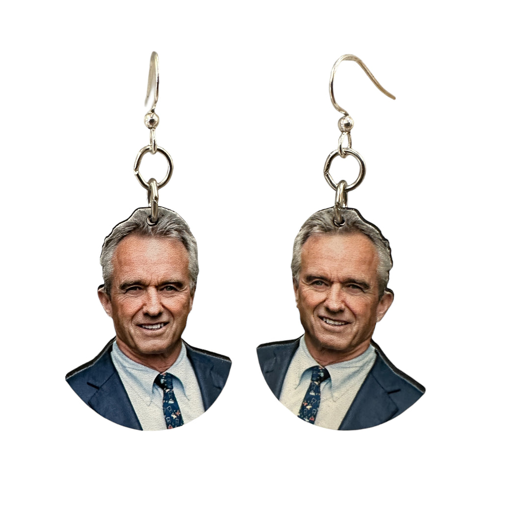 Robert F Kennedy Jr. Earrings #T261