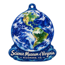 Load image into Gallery viewer, Science Museum of Virginia Logo custom wood ornament OC374 on white
