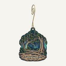 Load image into Gallery viewer, South Coast Botanic Garden Christmas custom wood ornament OC381 hanging on hook

