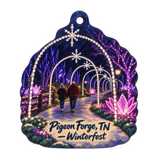 Load image into Gallery viewer, The Old Mill / Pigeon River Pottery Christmas custom wood ornament OC531 on white
