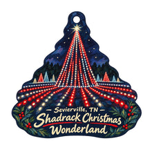 Load image into Gallery viewer, The Wood Cottage Christmas custom wood ornament OC642 on white
