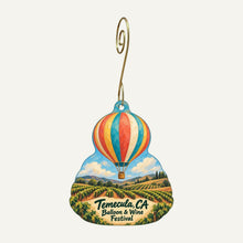Load image into Gallery viewer, The Gardener's Cottage Town Icon custom wood ornament OC982 hanging on hook
