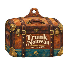 Load image into Gallery viewer, Trunk Nouveau Logo custom wood ornament OC1022 on white
