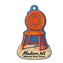 Load image into Gallery viewer, Monona Terrace Community &amp; Convention Center Town Icon custom wood ornament OC1030 on white
