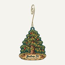 Load image into Gallery viewer, In the Sticks Christmas custom wood ornament OC1032 hanging on hook
