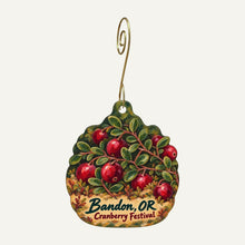 Load image into Gallery viewer, By the Sea Treasures Town Icon custom wood ornament OC1039 hanging on hook
