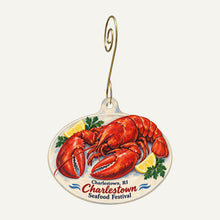 Load image into Gallery viewer, Small Axe Productions Town Icon custom wood ornament OC1042 hanging on hook
