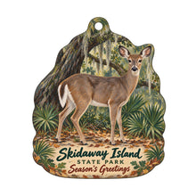 Load image into Gallery viewer, Skidaway Island State Park Christmas custom wood ornament OC1044 on white
