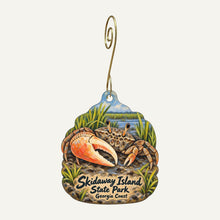 Load image into Gallery viewer, Skidaway Island State Park Town Icon custom wood ornament OC1045 hanging on hook
