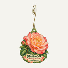 Load image into Gallery viewer, Union Rose Town Icon custom wood ornament OC1054 hanging on hook
