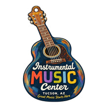 Load image into Gallery viewer, Instrumental Music Center Logo custom wood ornament OC1055 on white
