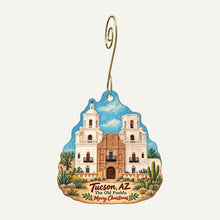 Load image into Gallery viewer, Instrumental Music Center Christmas custom wood ornament OC1056 hanging on hook
