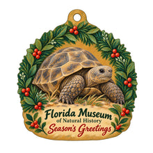 Load image into Gallery viewer, Florida Museum of Natural History Store Christmas custom wood ornament OC1062 on white

