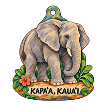 Load image into Gallery viewer, IEELEPHANT23 Logo custom wood ornament OC1064 on white
