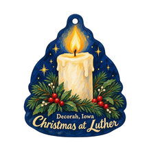 Load image into Gallery viewer, Luther Book Shop Christmas custom wood ornament OC1074 on white
