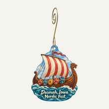 Load image into Gallery viewer, Luther Book Shop Town Icon custom wood ornament OC1075 hanging on hook
