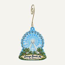 Load image into Gallery viewer, Maggie's Bottle &amp; Tail Town Icon custom wood ornament OC1084 hanging on hook

