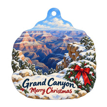 Load image into Gallery viewer, Xanterra - Tusayan Trading Post Christmas custom wood ornament OC1086 on white
