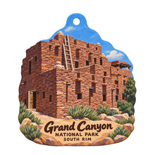 Load image into Gallery viewer, Xanterra - Tusayan Trading Post Town Icon custom wood ornament OC1087 on white
