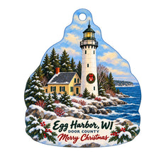 Load image into Gallery viewer, Be Beauty Fashion &amp; Home Boutique Christmas custom wood ornament OC1089 on white
