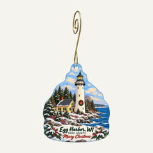 Load image into Gallery viewer, Be Beauty Fashion &amp; Home Boutique Christmas custom wood ornament OC1089 hanging on hook
