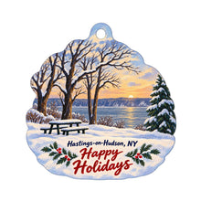 Load image into Gallery viewer, Chelsea Dry Goods Christmas custom wood ornament OC1092 on white
