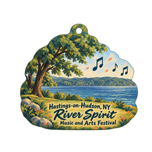 Load image into Gallery viewer, Chelsea Dry Goods Town Icon custom wood ornament OC1093 on white
