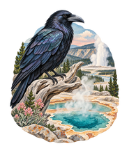 Load image into Gallery viewer, Raven and Steam M102 original magnet artwork
