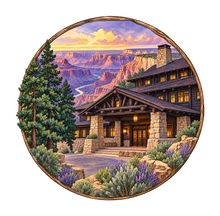 Load image into Gallery viewer, El Tovar Lodge M119 original magnet artwork
