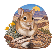 Load image into Gallery viewer, Kangaroo Rat M130 original magnet artwork
