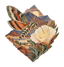 Load image into Gallery viewer, Desert Sphinx Moth M133 original magnet artwork
