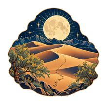 Load image into Gallery viewer, Mesquite Dune Tracks M137 original magnet artwork
