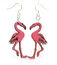 Load image into Gallery viewer, Flamingo Earrings # 1016
